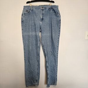 VTG Riders Denim Womens Straight Leg Blue Jeans